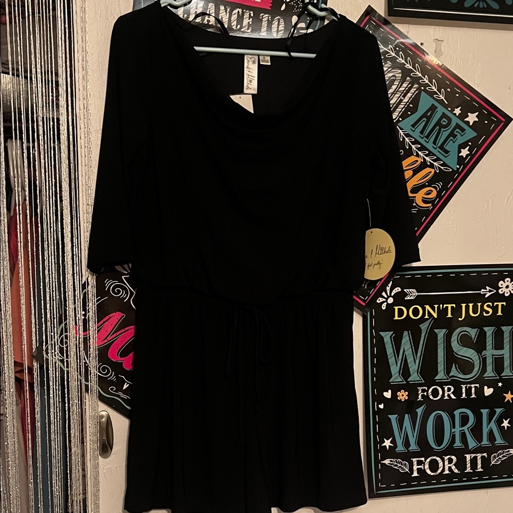 Emma & Michele Black Jumpsuit